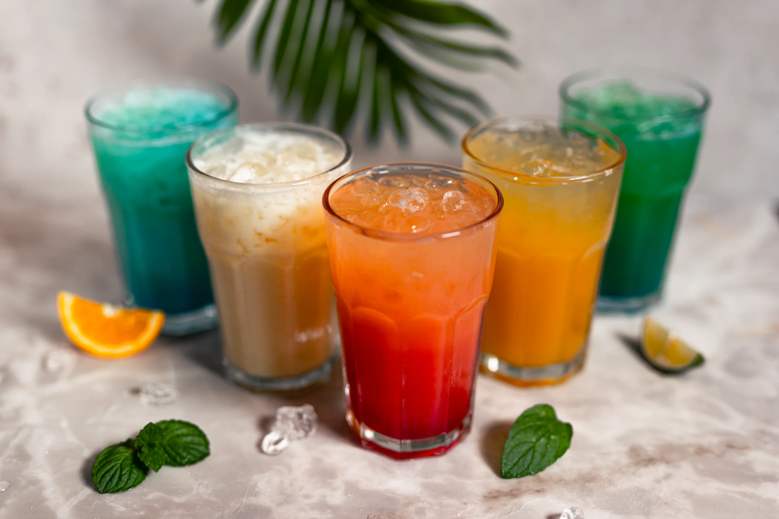 Fünf Cocktails aus unserem Angebot